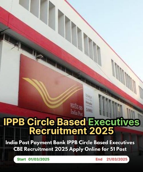 IPPB Circle Based Executives Recruitment 2025 Apply Online