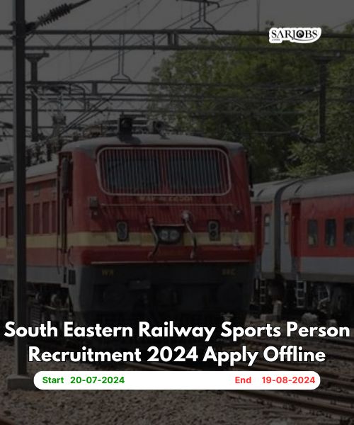 South Eastern Railway Sports Person Recruitment 2024 Apply Offline