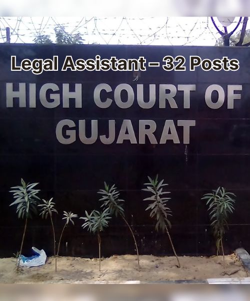 Gujarat High Court Legal Assistant  Recruitment 2024 Apply Online